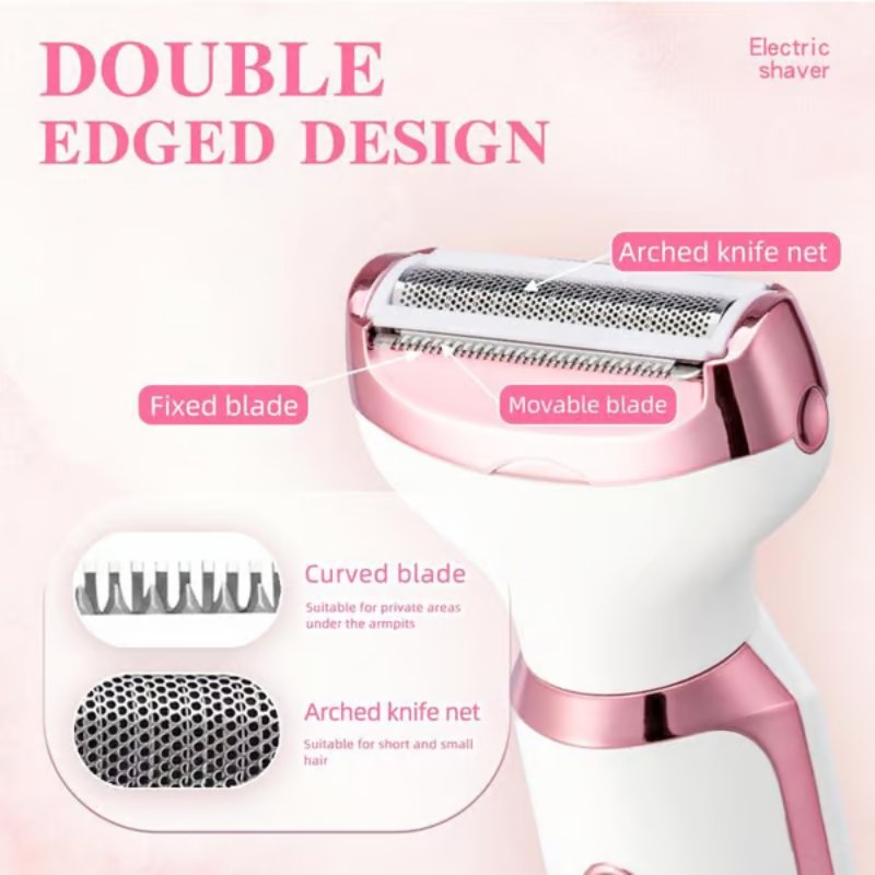 SmoothGlow 4-in-1 Electric Lady Shaver – Effortless, Precise, and Silky Smooth Skin