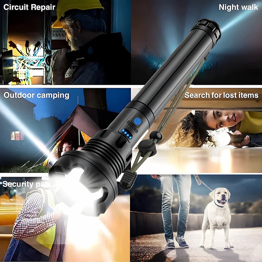 Lumens™ Tactical Laser Flashlight