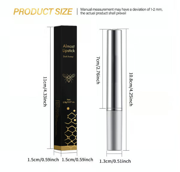 HoneyKiss Lipstick - Embrace Your Natural Allure