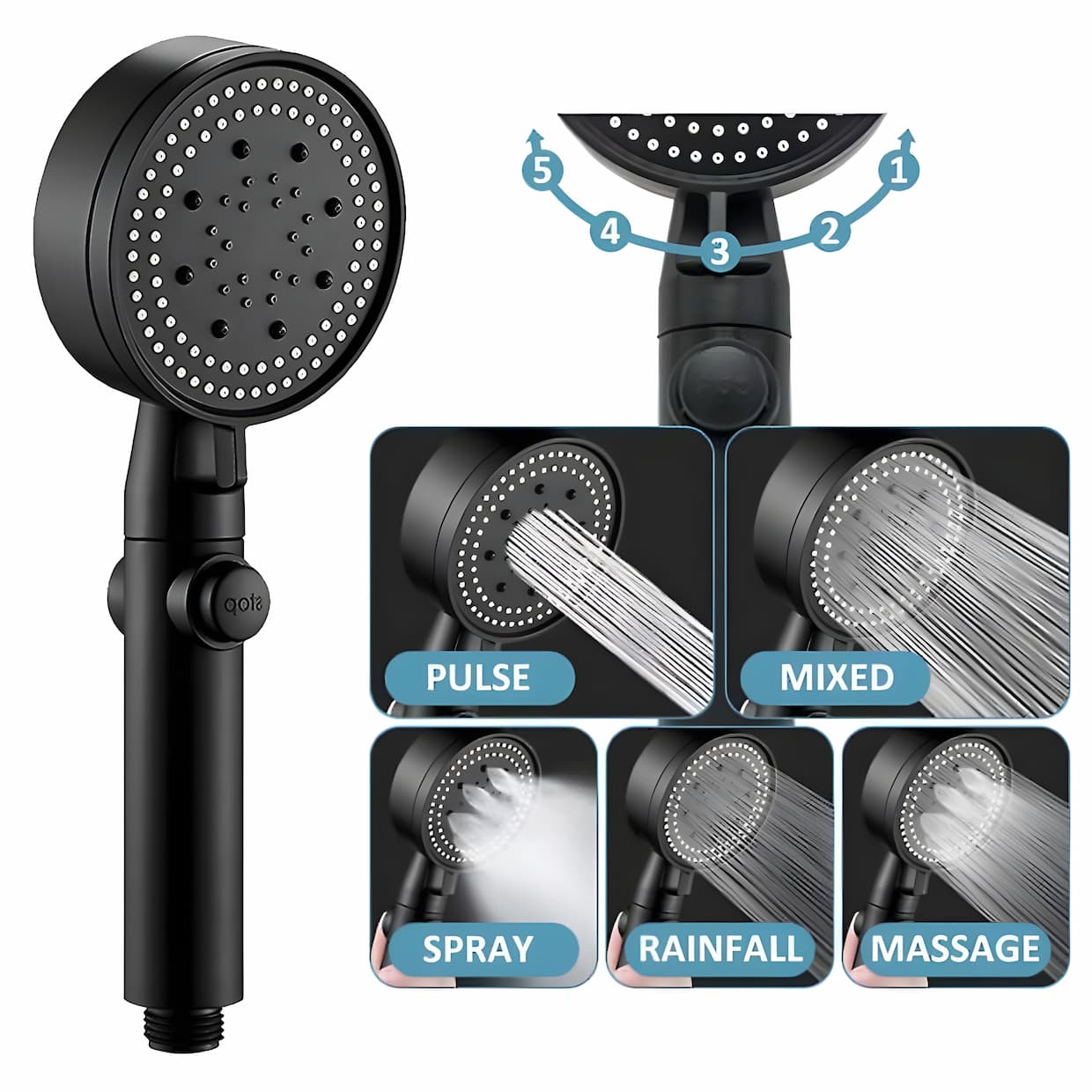 HydroJet™ shower head water saving (Limited Time Offer 70% Discount)