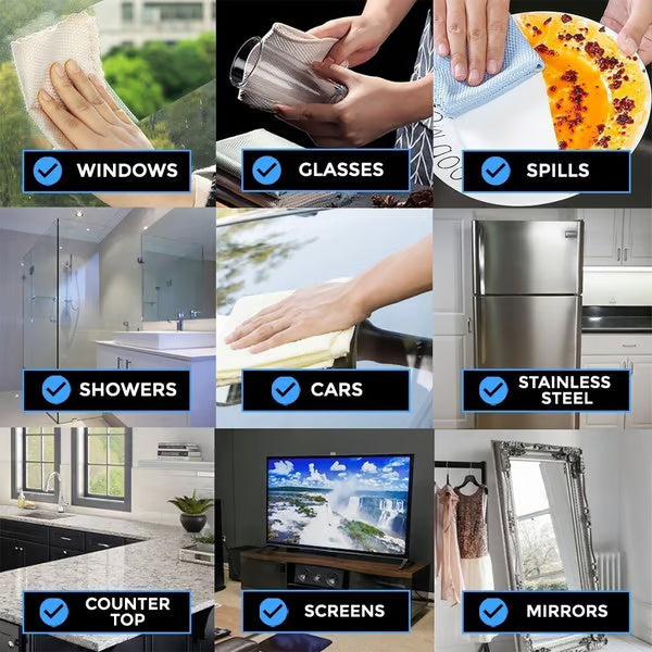 1  + 4 Free - Sparkle & Shine Miracle Cleaning Cloths