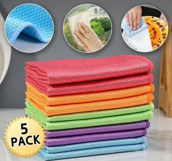 1  + 4 Free - Sparkle & Shine Miracle Cleaning Cloths